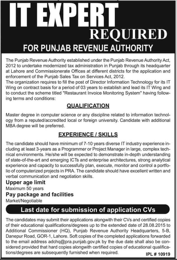 it-expert-jobs-in-lahore